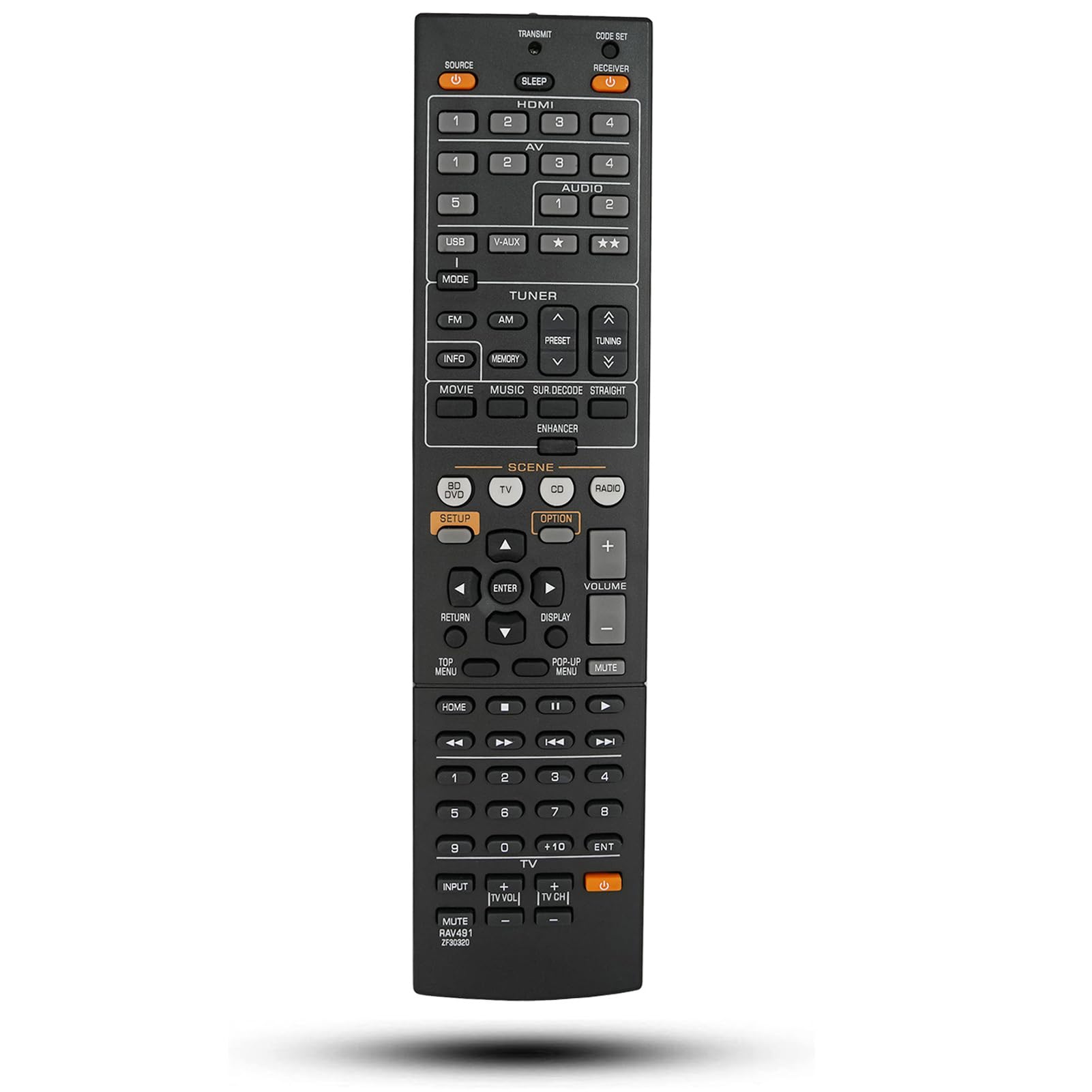 Amazon.com: Replacement Remote Control for Yamaha RX-V765 RX-V665